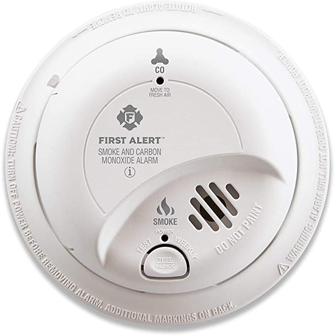 FIRST ALERT BRK SC9120FF Hardwired Smoke and Carbon Monoxide CO Detector with Battery Backup