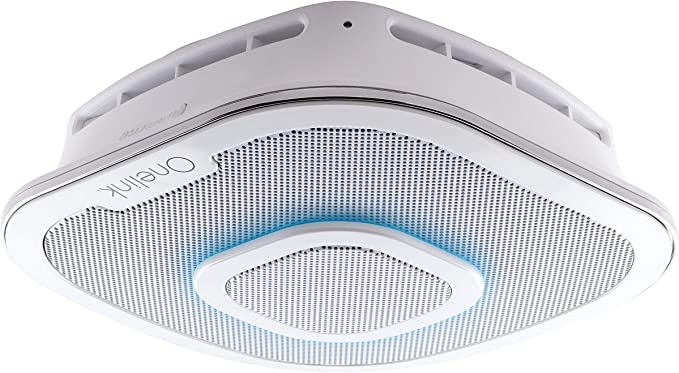 First Alert Onelink Safe & Sound - Smart Hardwired Smoke + Carbon Monoxide Alarm and Premium Home Speaker with Alexa
