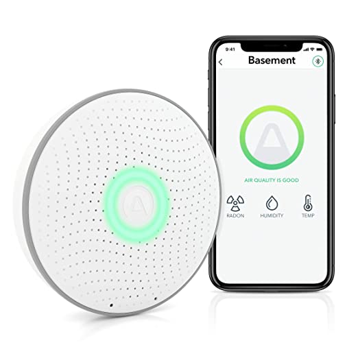 Airthings 2950 Wave Smart with Humidity & Temperature Battery Operated and has Free App